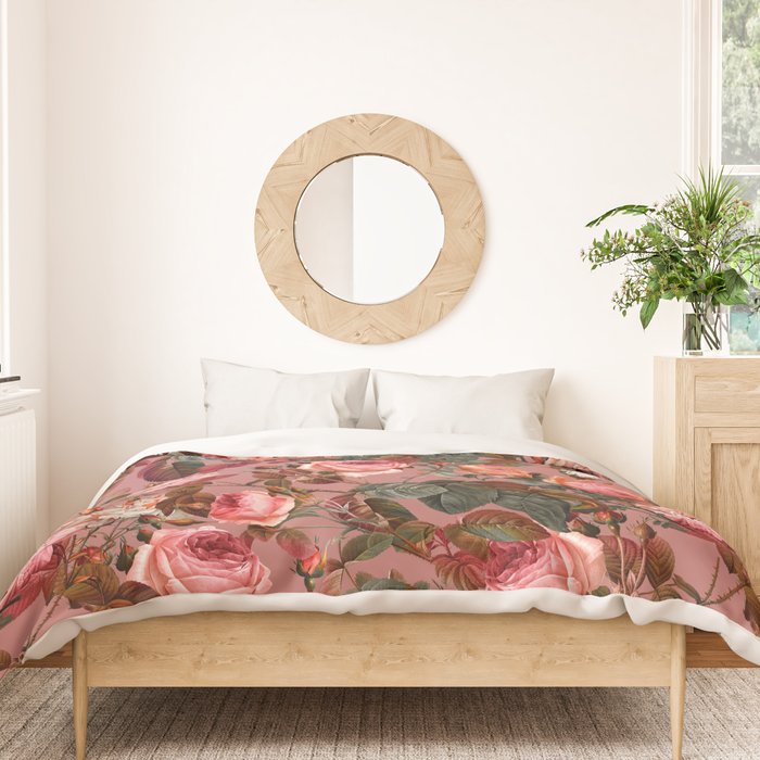 Pastel Floral Pattern Duvet Cover Gallery Image 3