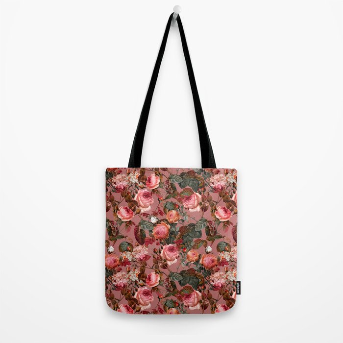 Pastel Floral Pattern Tote Bag Gallery Image 2