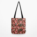 Pastel Floral Pattern Tote Bag Gallery Image 2