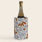 Four-leaf Flower Pattern / Grey & Brown Wine Chiller Gallery Image 1