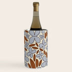 Four-leaf Flower Pattern / Grey & Brown Wine Chiller Gallery Image 3