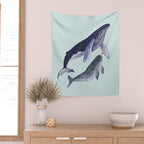 Whales Wall Tapestry Gallery Image 2