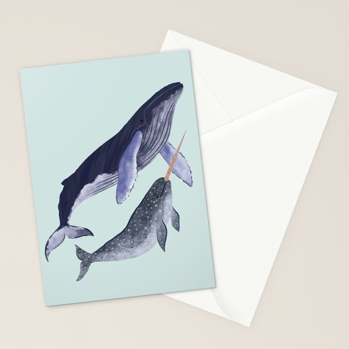 Whales Stationery Card Gallery Image 2