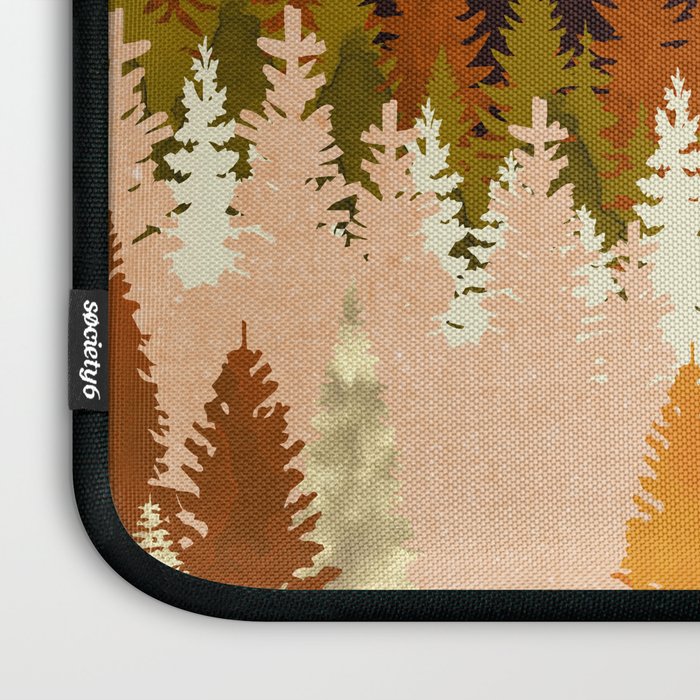 Winter Lake Forest Laptop Sleeve Gallery Image 3