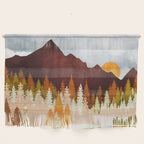Winter Lake Forest Wall Hanging Gallery Image 1