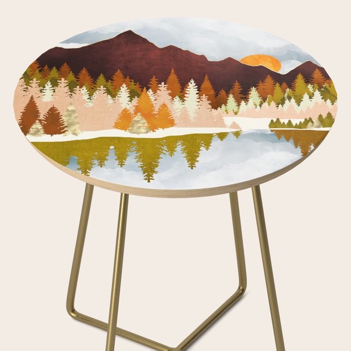 Winter Lake Forest Side Table Gallery Image 2