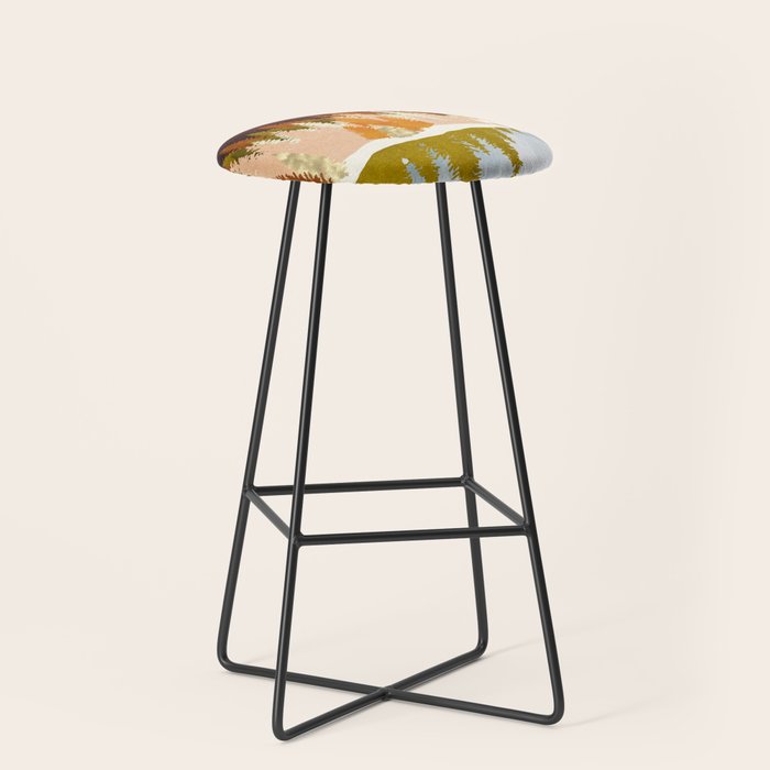 Winter Lake Forest Stool Gallery Image 1