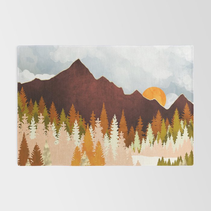Winter Lake Forest Rug Gallery Image 2