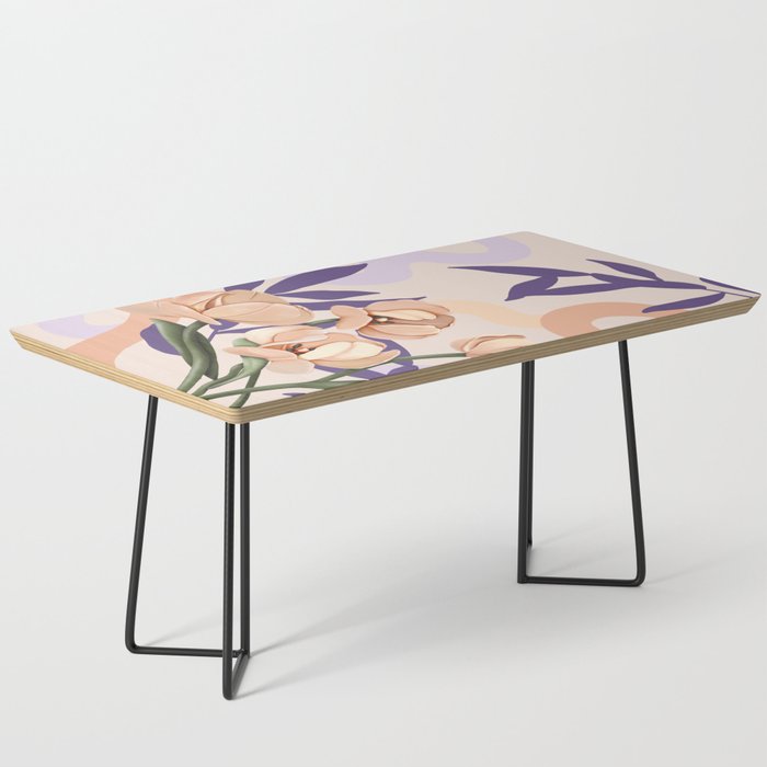 Large pink flowers MP3 Coffee Table Gallery Image 1