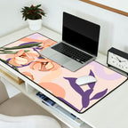 Large pink flowers MP3 Desk Mat Gallery Image 2