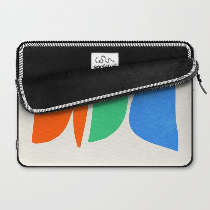 Stacked Stones: Mid Century Abstraction Laptop Sleeve Gallery Image 2
