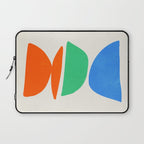 Stacked Stones: Mid Century Abstraction Laptop Sleeve Gallery Image 1