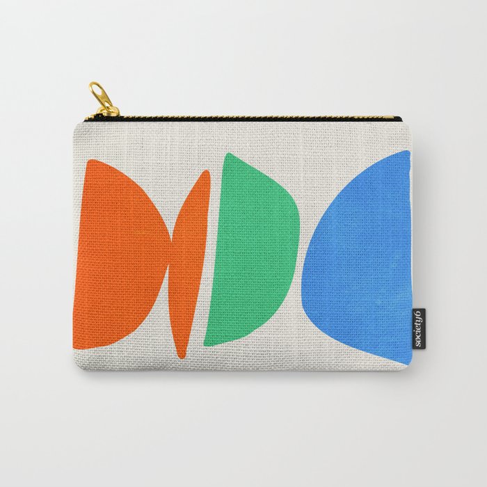 Stacked Stones: Mid Century Abstraction Carry All Pouch Gallery Image 1