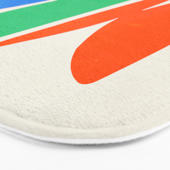 Stacked Stones: Mid Century Abstraction Bath Mat Gallery Image 3