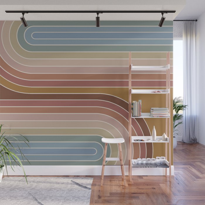 Gradient Curvature IX Wall Mural Gallery Image 1