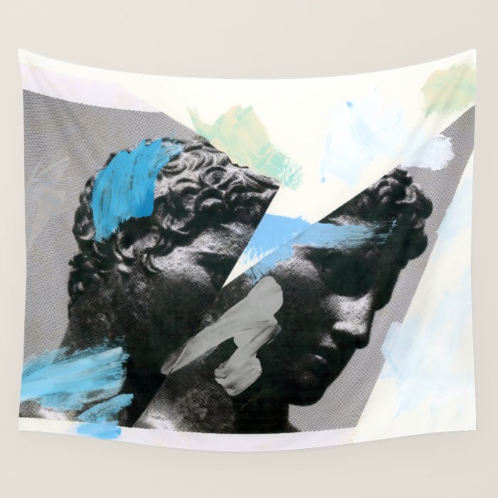 Untitled (Painted Composition 1) Wall Tapestry Gallery Image 1