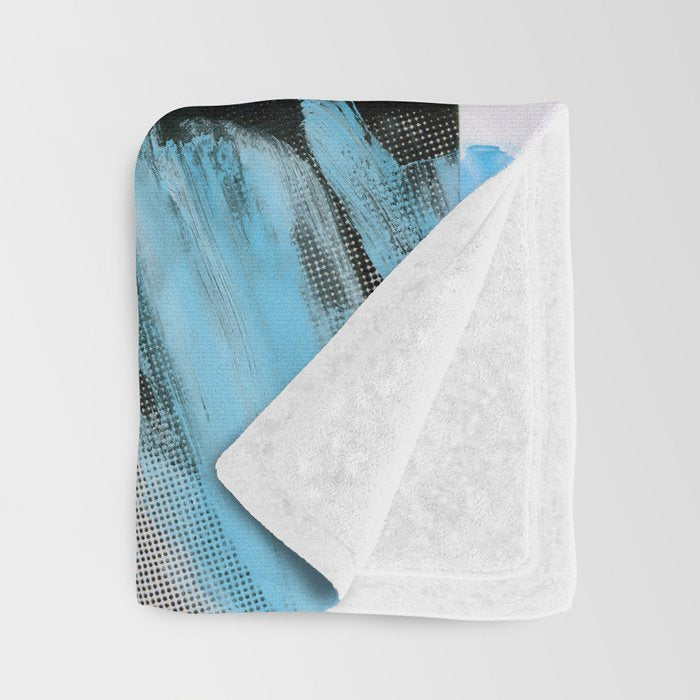 Untitled (Painted Composition 1) Throw Blanket Gallery Image 3