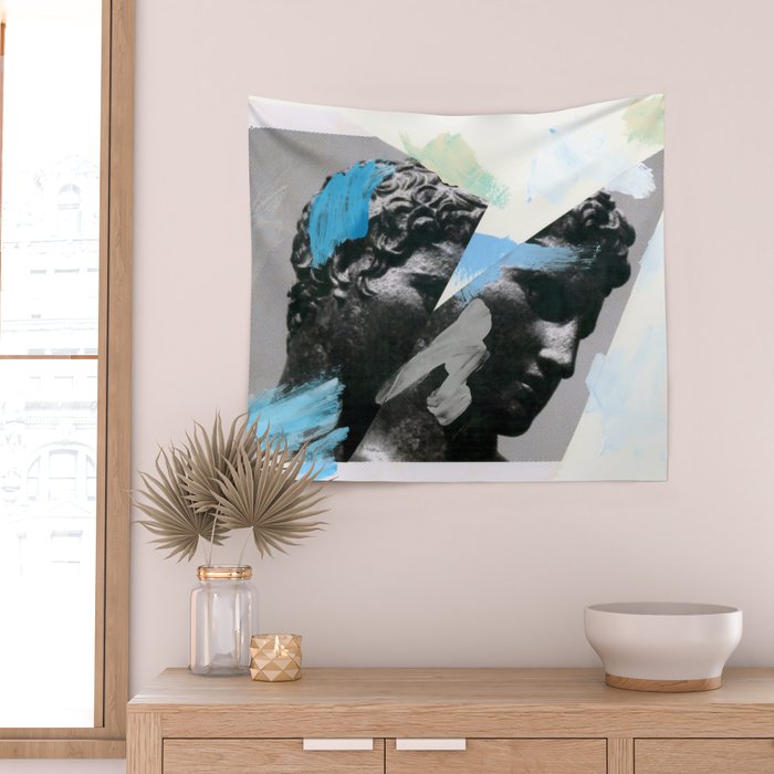 Untitled (Painted Composition 1) Wall Tapestry Gallery Image 2