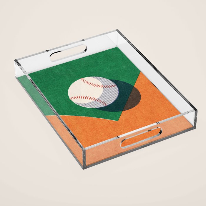 BALLS / Baseball I Acrylic Tray Gallery Image 1