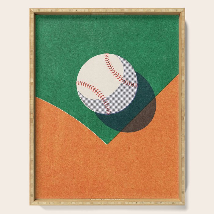 BALLS / Baseball I Serving Tray Gallery Image 1