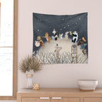 the moon song Wall Tapestry Gallery Image 2