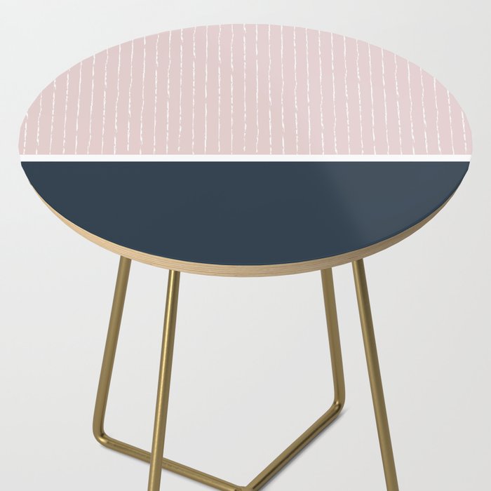 Pink & Navy Side Table Gallery Image 2