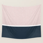 Pink & Navy Wall Tapestry Gallery Image 4
