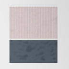 Pink & Navy Throw Blanket Gallery Image 2