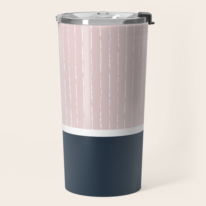 Pink & Navy Travel Mug Gallery Image 2