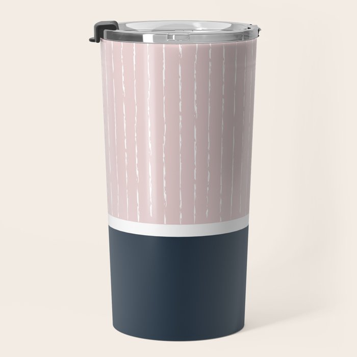 Pink & Navy Travel Mug Gallery Image 3