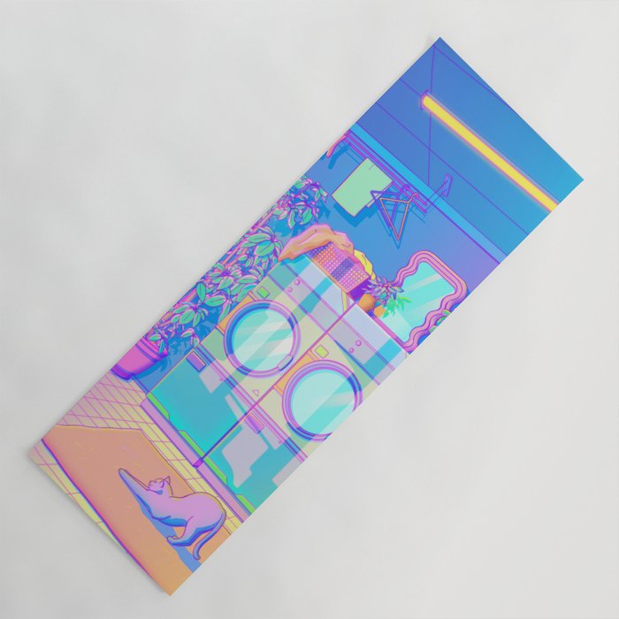 Laundry Blues Yoga Mat Gallery Image 1