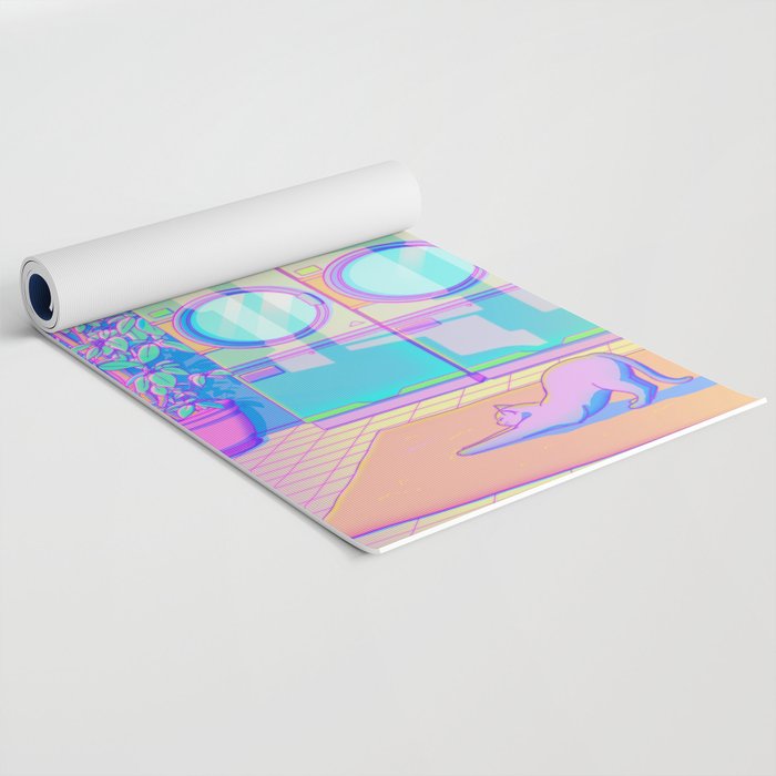 Laundry Blues Yoga Mat Gallery Image 2