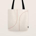 Modern Minimal Line Abstract XXVI Tote Bag Gallery Image 1