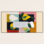 Modern Pears Still Life I Desk Mat Gallery Image 1