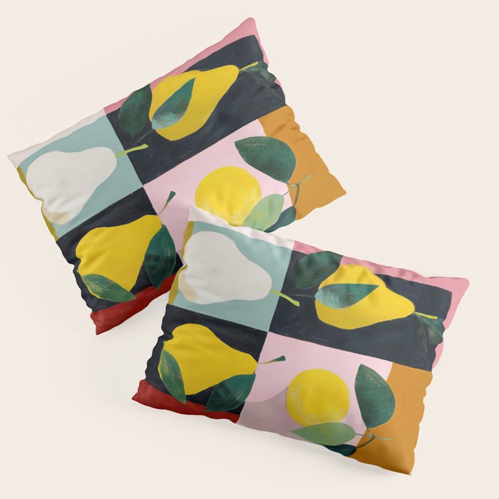 Modern Pears Still Life I Pillow Sham Gallery Image 3