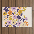 Design Gallery Berlin floral icons of design Outdoor Rug Gallery Image 1