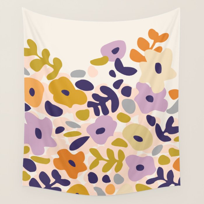 Design Gallery Berlin floral icons of design Wall Tapestry Gallery Image 4