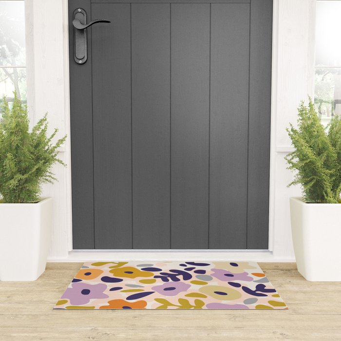 Design Gallery Berlin floral icons of design Welcome Mat Gallery Image 3