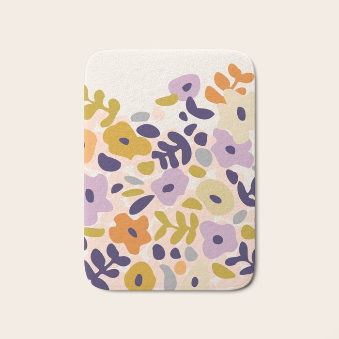 Design Gallery Berlin floral icons of design Bath Mat Gallery Image 1