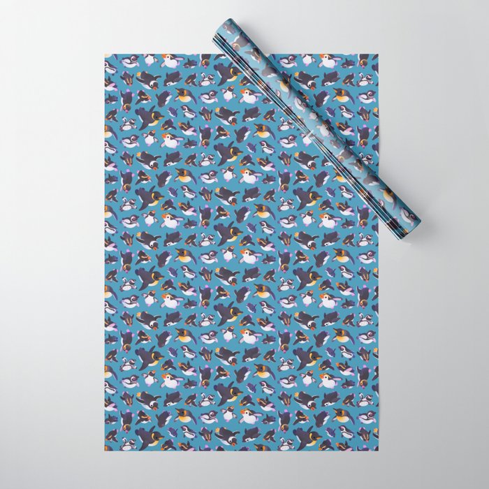 Penguin day Wrapping Paper Gallery Image 1