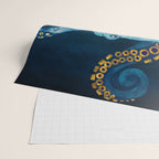 Metallic Octopus VII Wrapping Paper Gallery Image 2