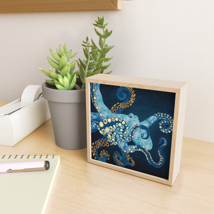 Metallic Octopus VII Mini Art Print Gallery Image 2