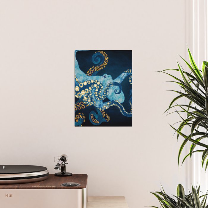Metallic Octopus VII Poster Gallery Image 2
