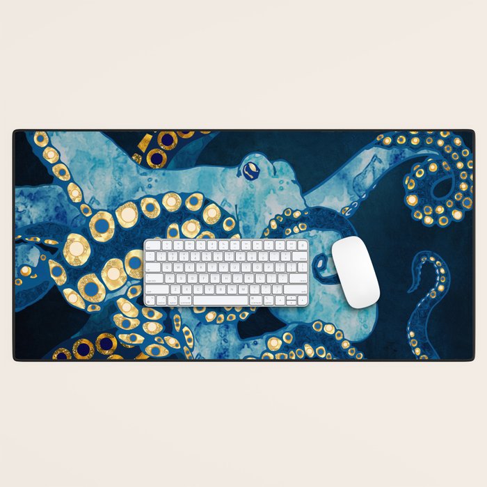 Metallic Octopus VII Desk Mat Gallery Image 1