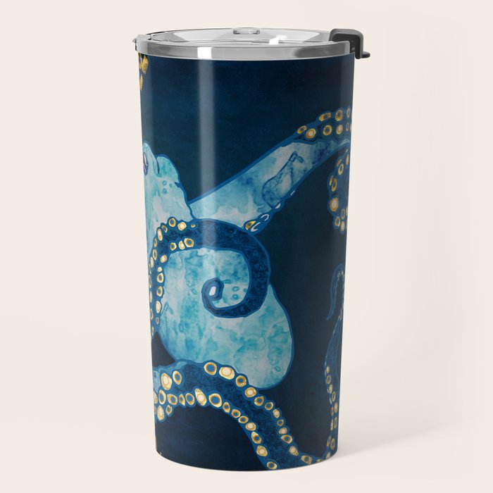 Metallic Octopus VII Travel Mug Gallery Image 2