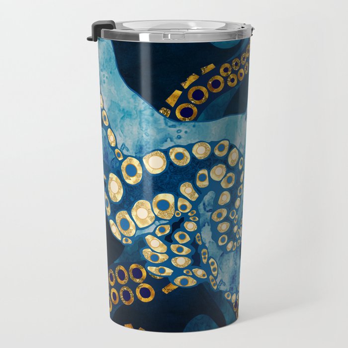 Metallic Octopus VII Travel Mug Gallery Image 3
