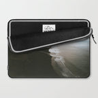 Moody black sand beach in Iceland - Landscape Photography Laptop Sleeve Gallery Image 2