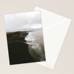 Moody black sand beach in Iceland - Landscape Photography Stationery Card Gallery Image 2