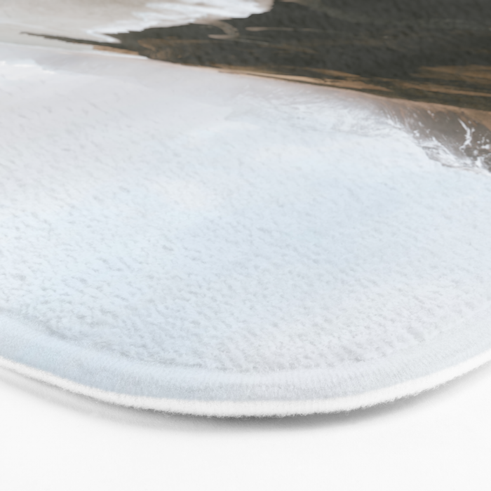 Moody black sand beach in Iceland - Landscape Photography Bath Mat Gallery Image 3