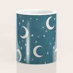Goodnight Sky - silver moon Coffee Mug Gallery Image 4